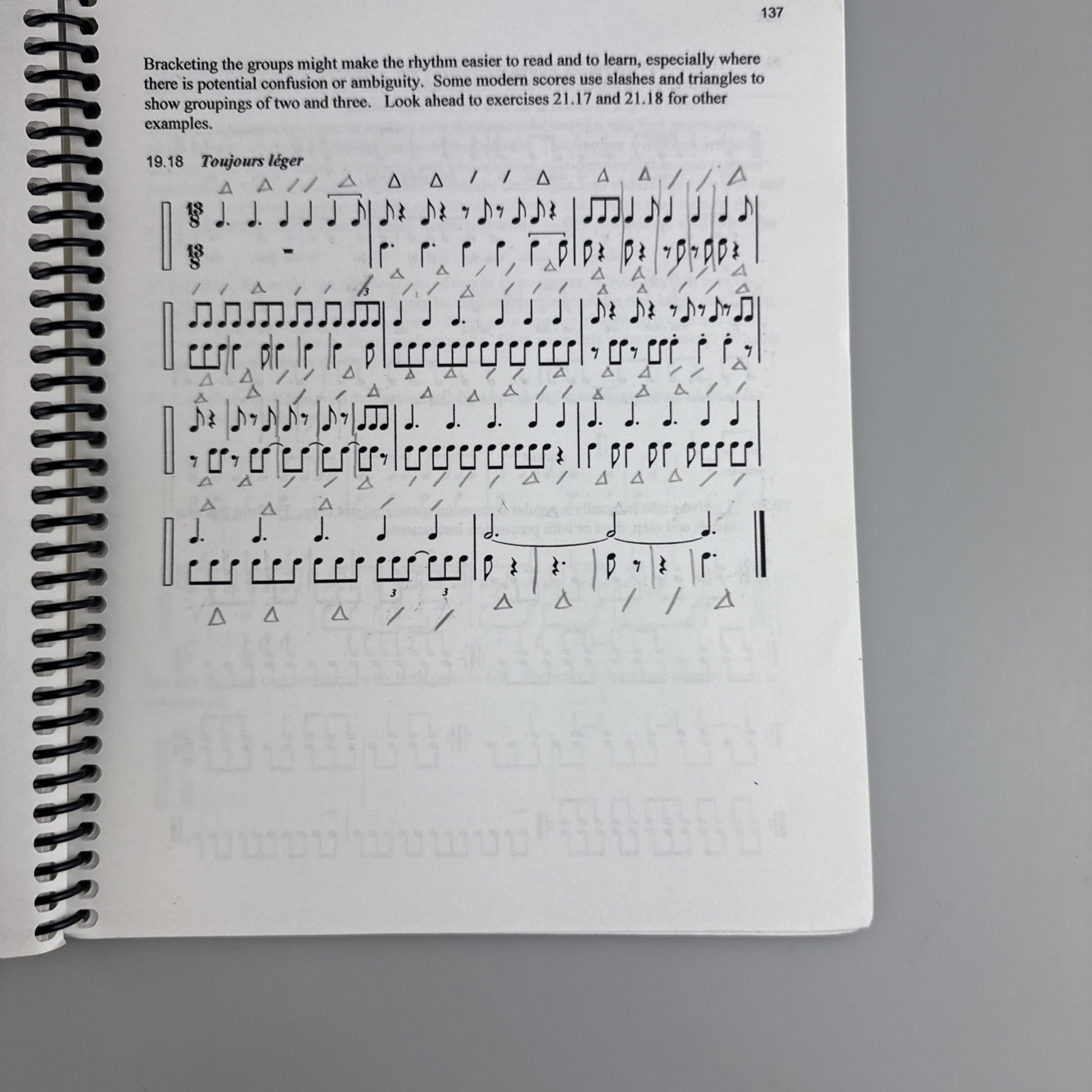 RARE Original Rhythm Book – Spiral-bound, by Richard Hoffman (Takadimi method)