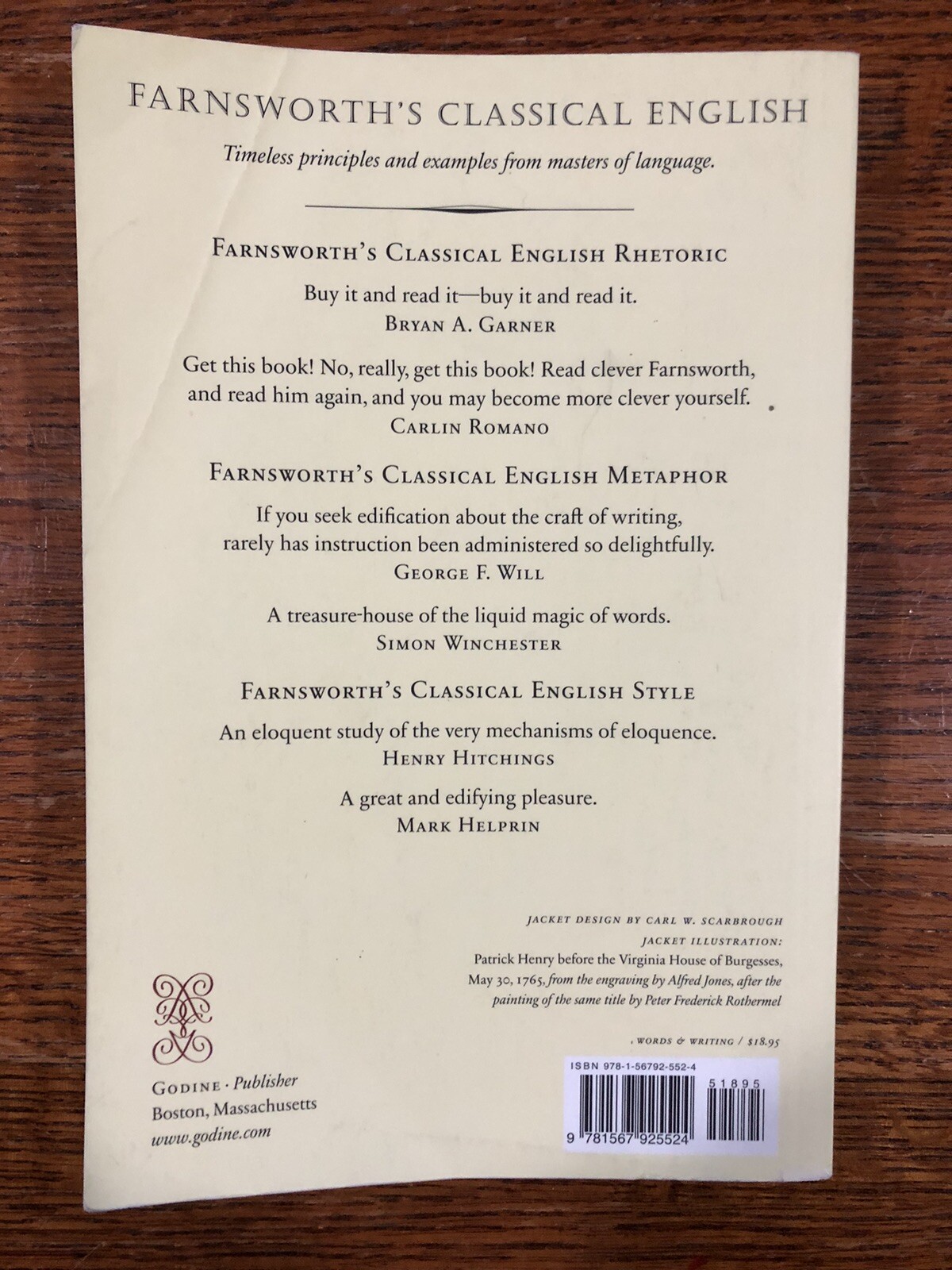 Farnsworth’s Classical English Ser.: Farnsworth’s Classical English Rhetoric by