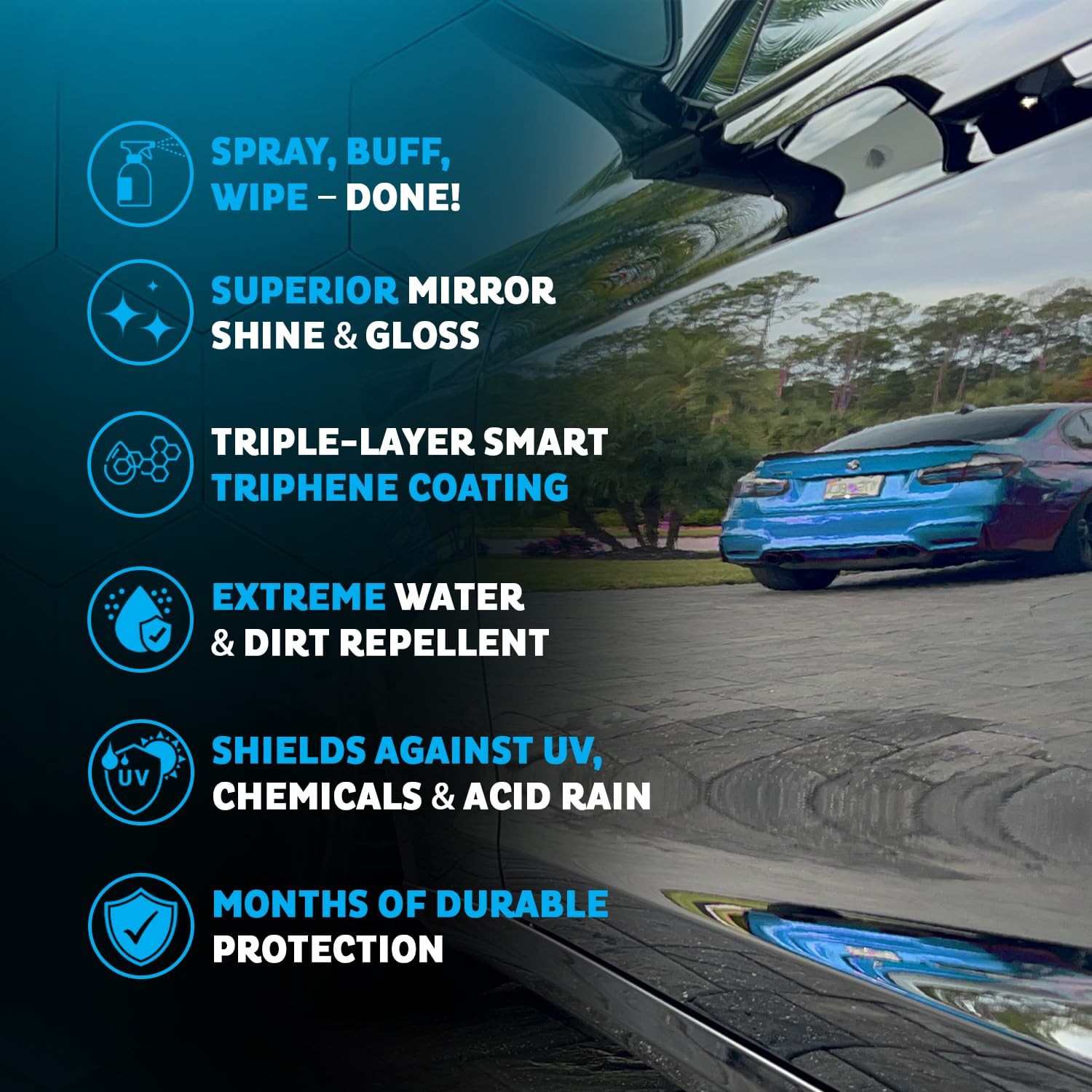 MAXLONE 20oz Waterless Car Detailer Spray – Clean Shine Protect