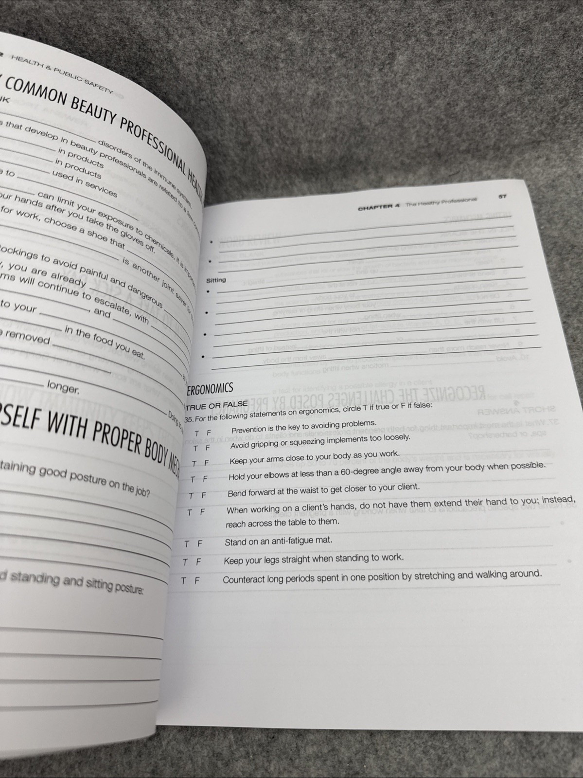Student Workbook for Milady Standard Foundations by Milady (2019, Trade…