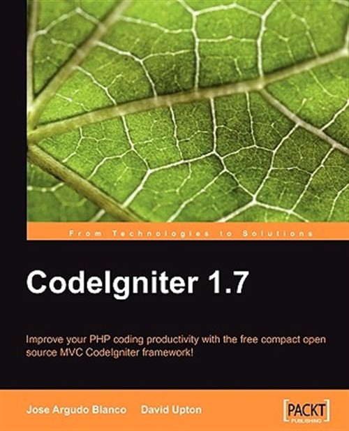 Codeigniter 1.7, Paperback by Argudo, Jose, Like New Used, Free shipping in t…
