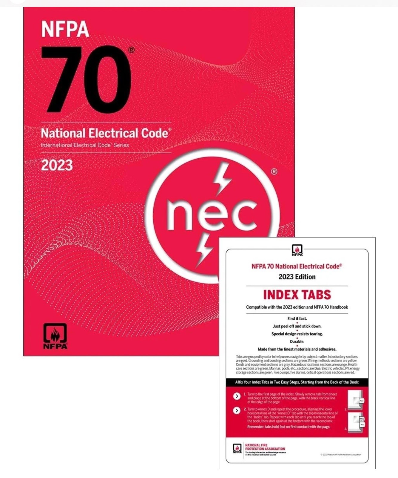 New NFPA 70 NEC 2023 National Electrical Code Paperback USA STOCK W/Ez Tabs
