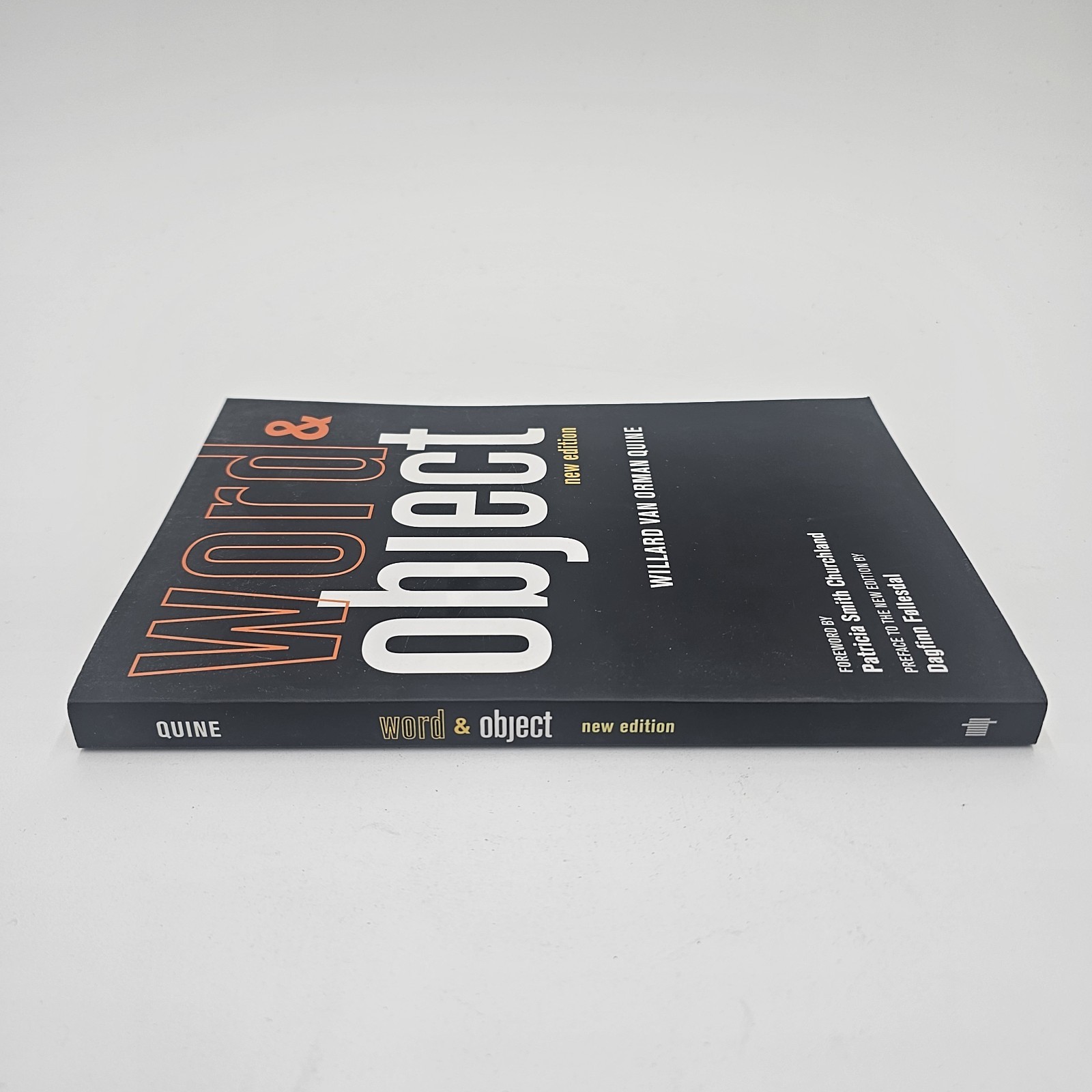 Word & Object by Willard Van Orman Quine | New Edition PB UNMARKED TEXT VG+
