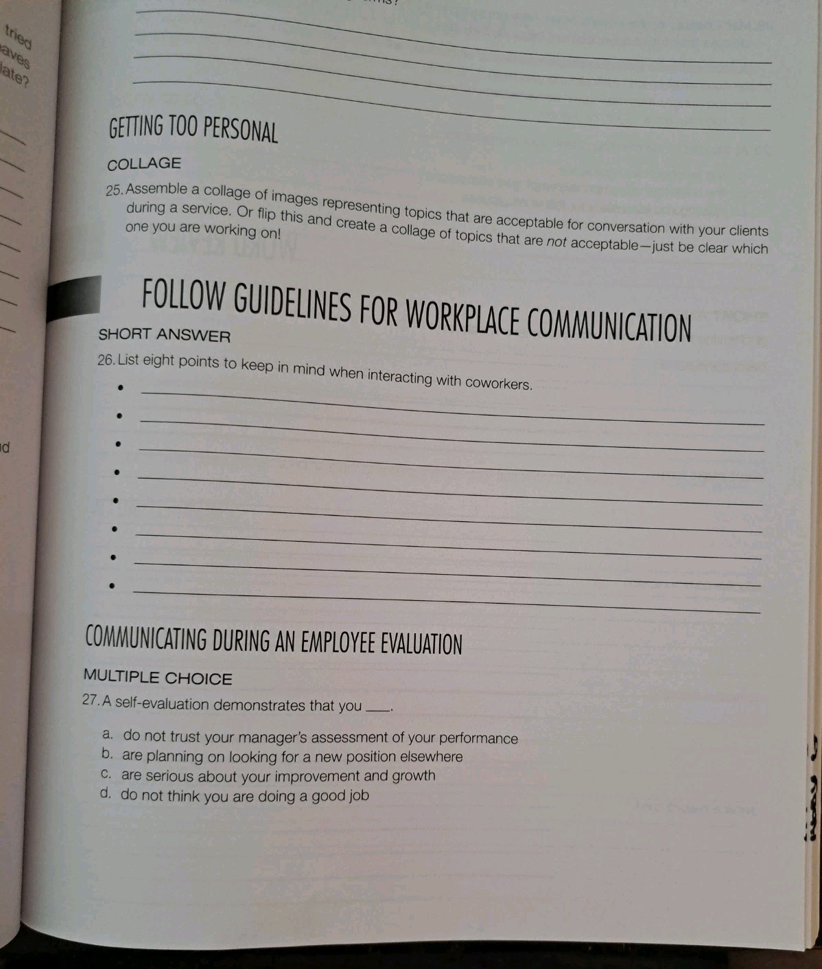 Milady Standard Foundations Workbook Paperback Cengage 2020 – VERY GOOD Cond