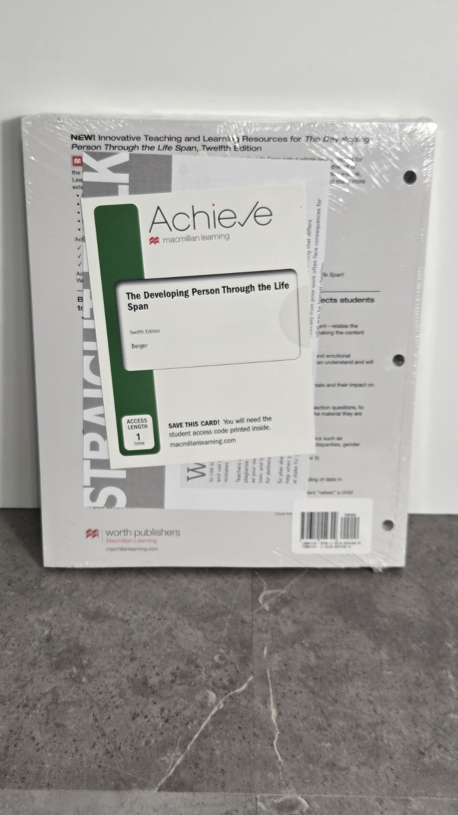 New-Sealed The Developing Person Through the Life Span Twelfth Edition Paperback