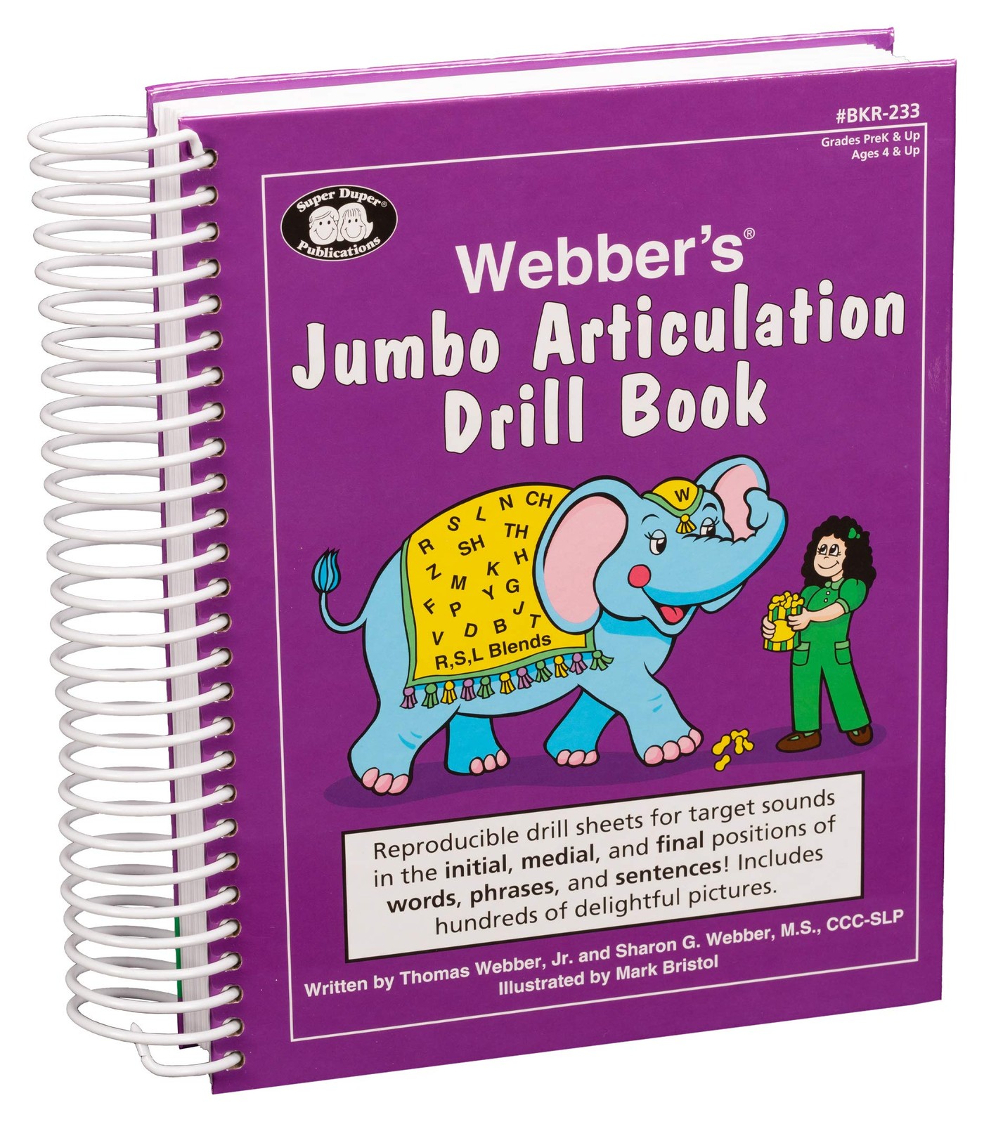 Webber’s® Jumbo Articulation Drill Book: Reproducible drill sheets for targ…