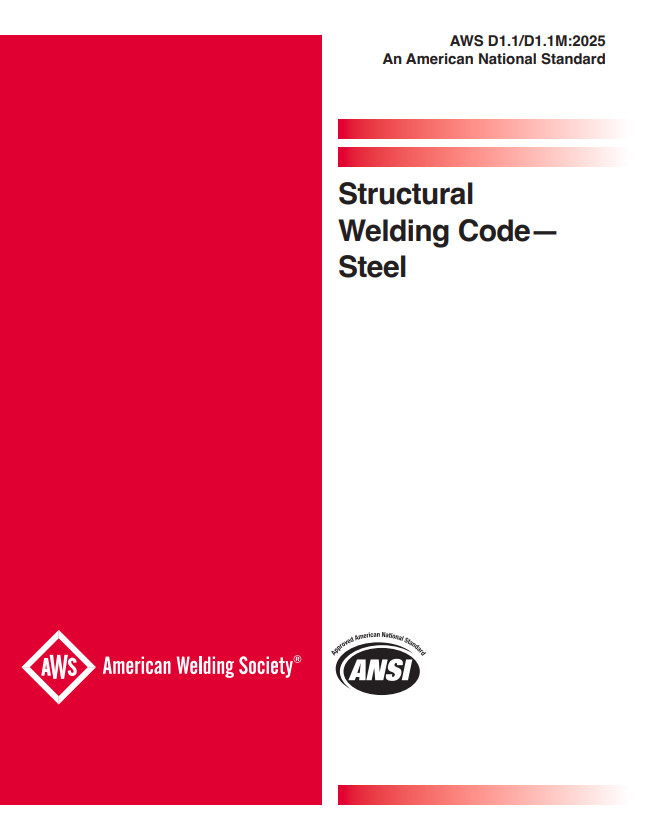 AWS D1.1/D1.1M:2025 – STRUCTURAL WELDING CODE-STEEL 2025