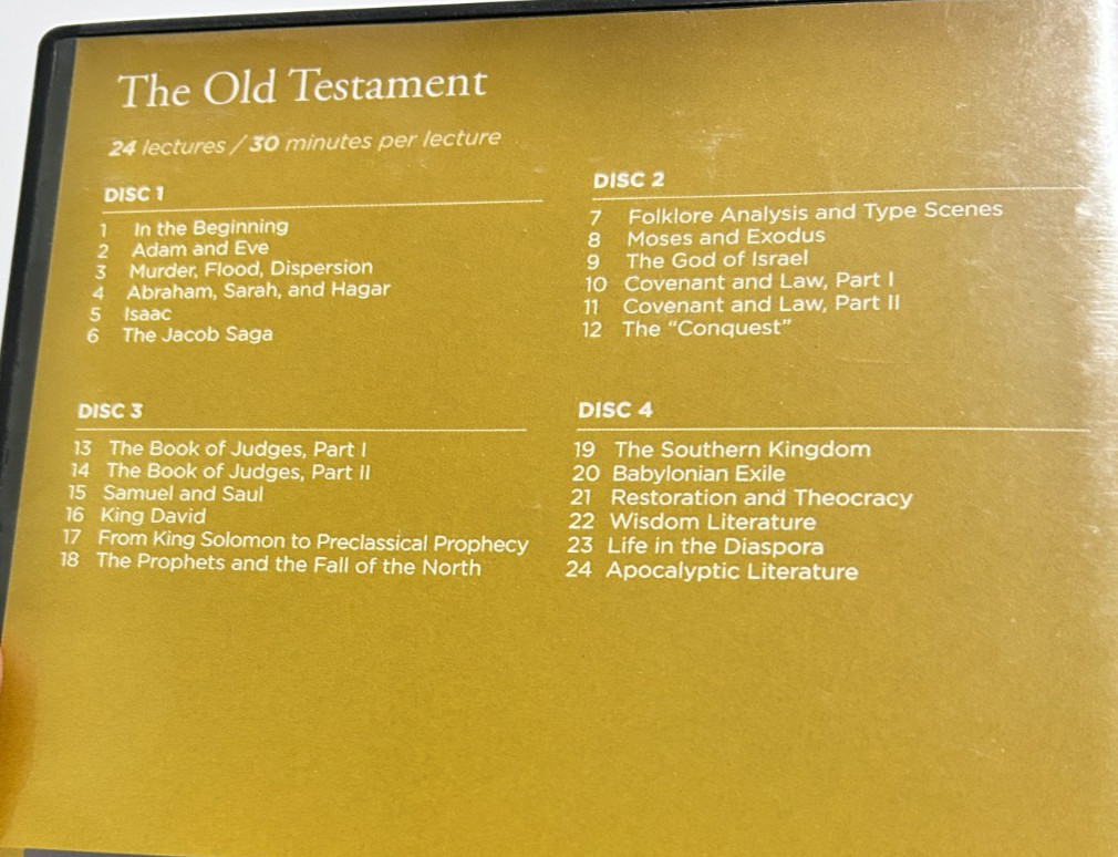 The Great Courses – The Old Testament DVD & Coursebook Professor Amy-Jill Levine