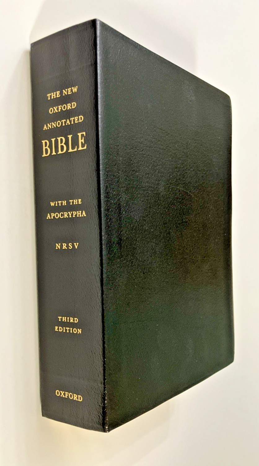 New Oxford Annotated Bible with the Apocrypha, NRSV. 3rd Edition. Leather. 9714A