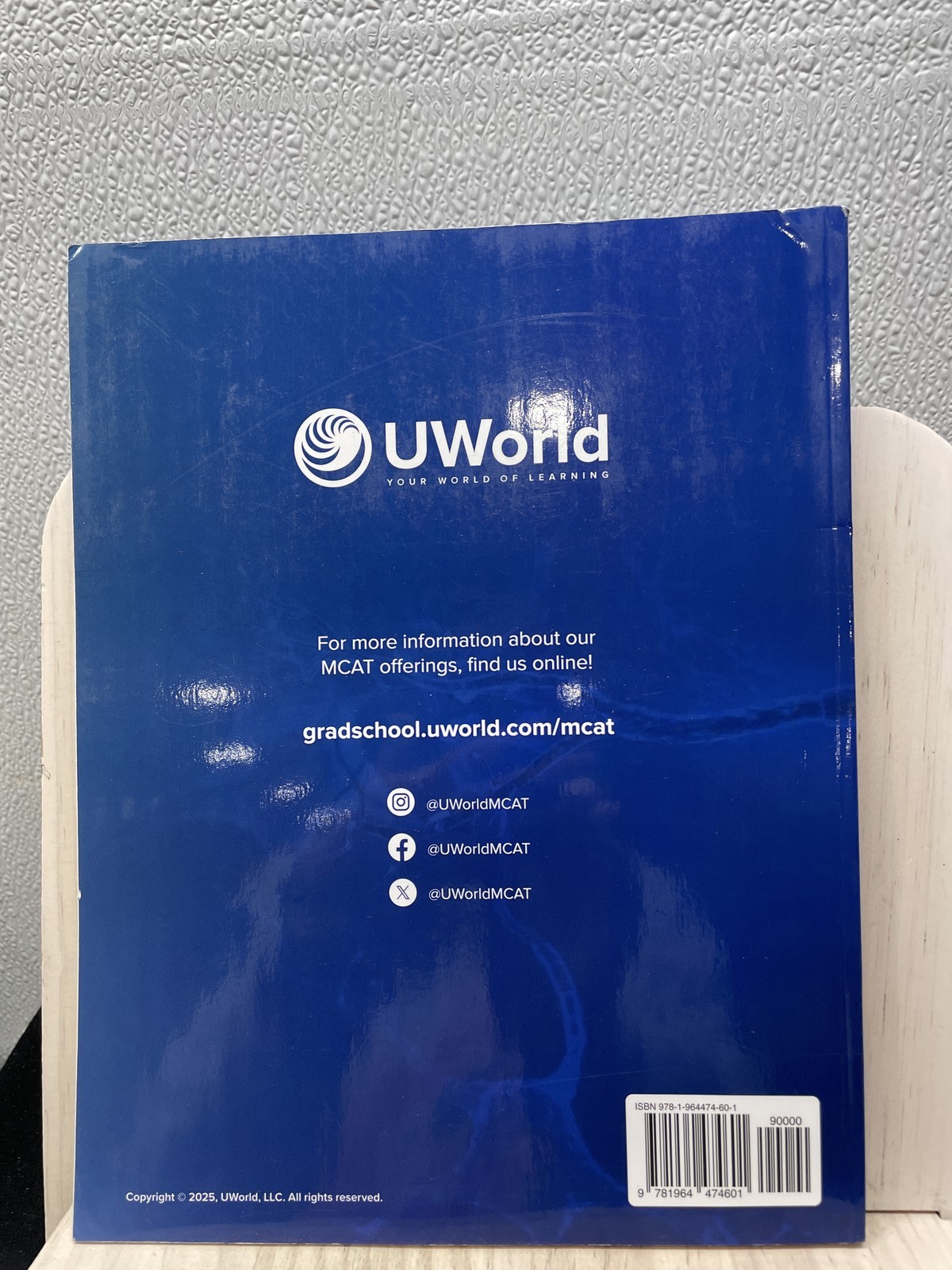 UWorld 2026-2027 MCAT Prep Books Set of 8 Books (No Digital Code) Books Only