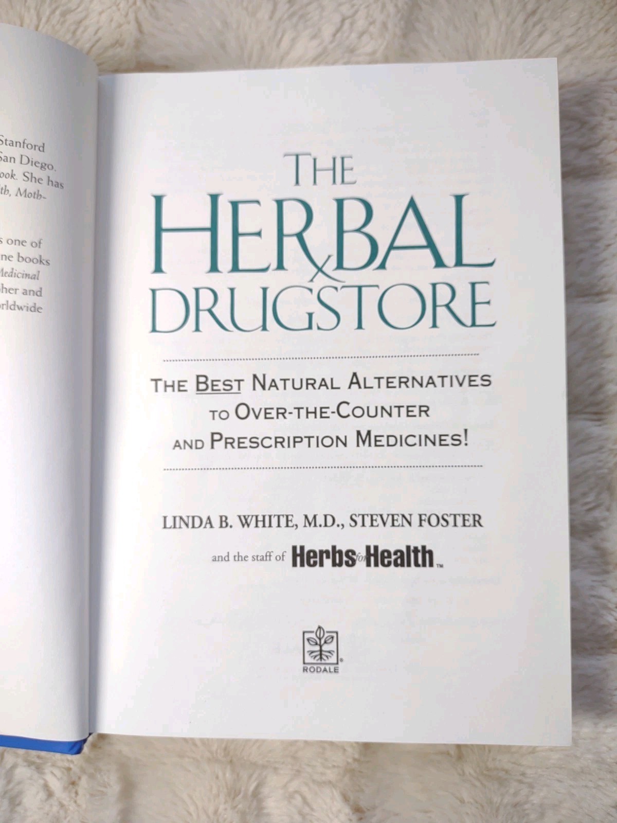Herbal Drugstore : The Best Natural Alternatives to Over-the-Counter by…