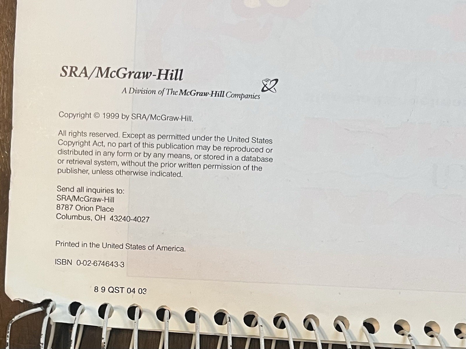 Language for Learning – Presentation Book B – SRA McGraw Hill – ACCEPTABLE