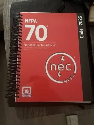NFPA 70, National Electrical Code : 2026 Edition Spiralbound Expedite