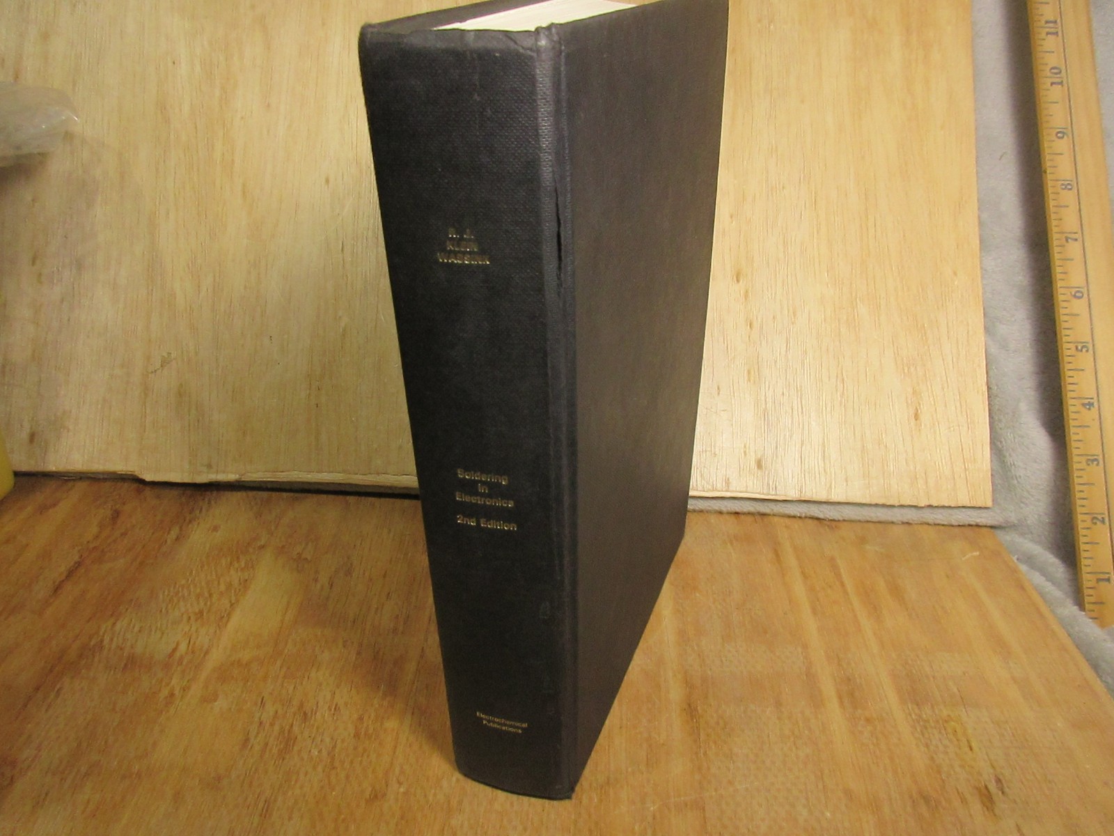 Soldering In Electronics R J Klein Wassnink 2nd edition 1989 Hardcover