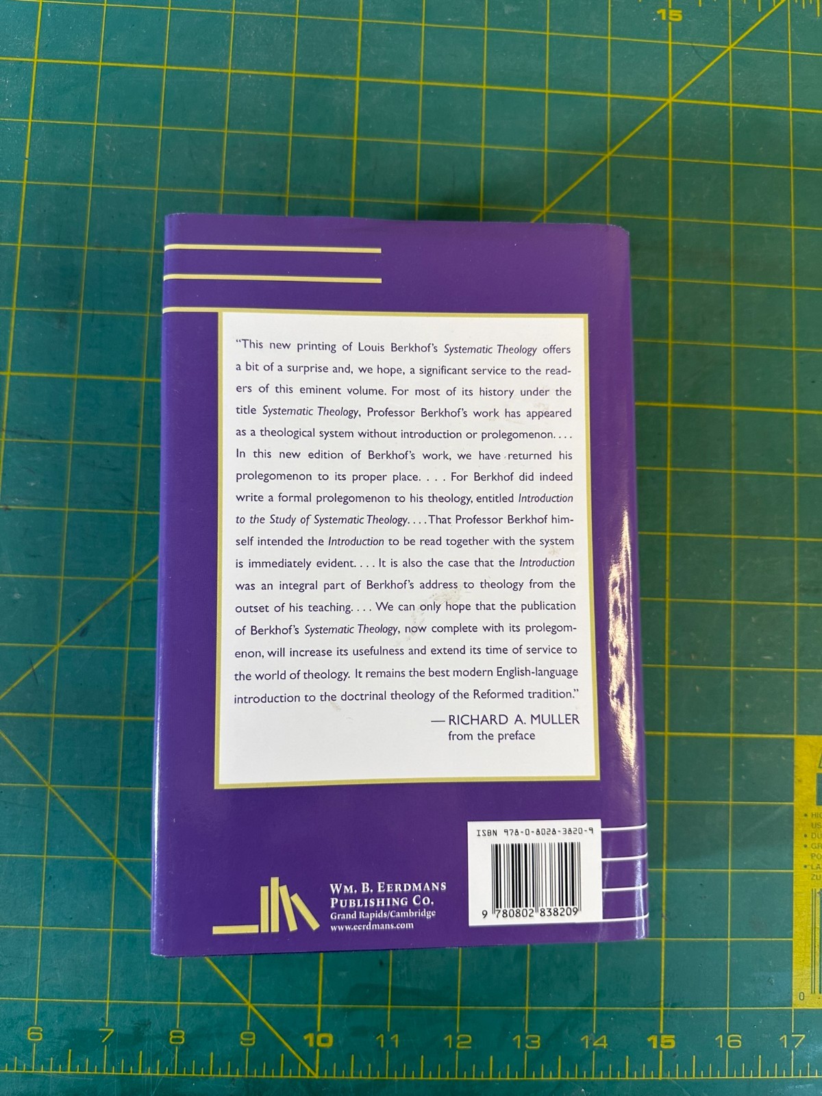 Systematic Theology – New Combined Edition by Louis Berkhof- Christian Hardcover