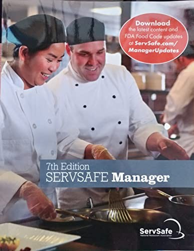 ServSafe Manager Book with Answer Sheet in English, Revised (7…