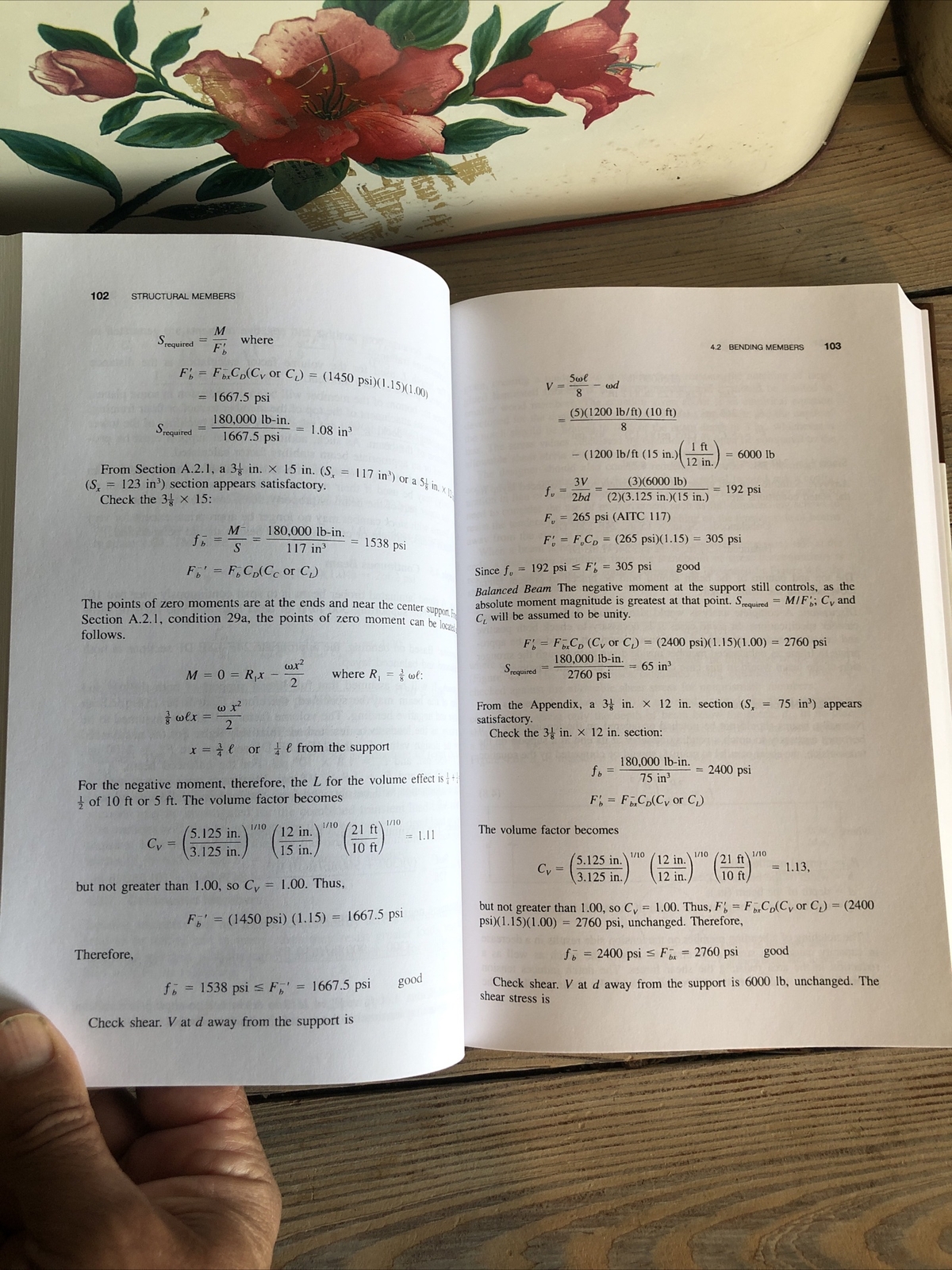Timber Construction Manual – Hardcover By AITC Excellent Condition