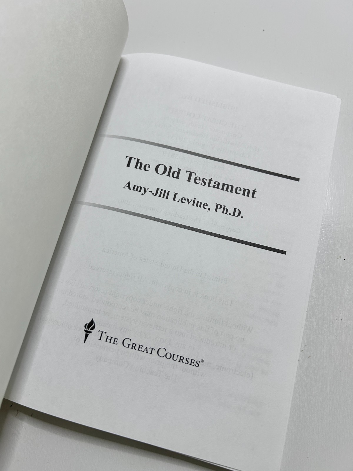 The Great Courses – The Old Testament DVD & Coursebook Professor Amy-Jill Levine