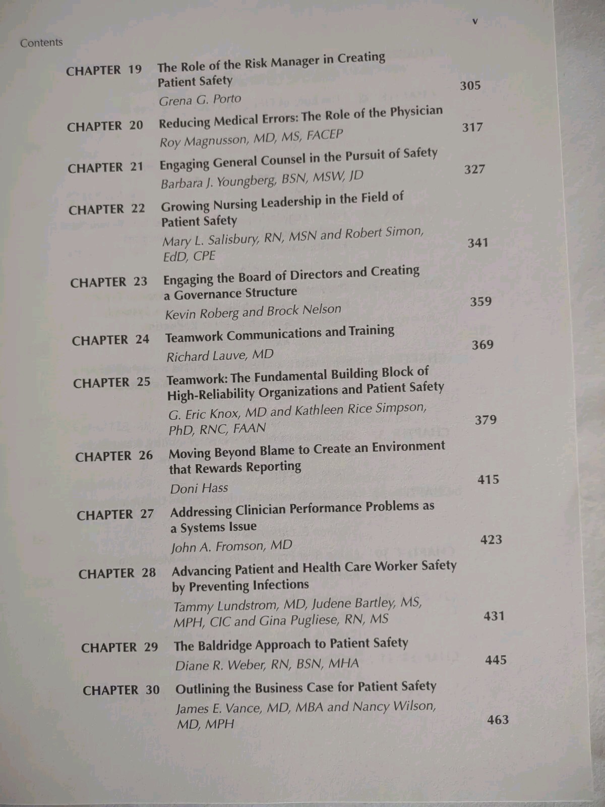 THE PATIENT SAFETY HANDBOOK By Barbara J. Youngberg & Martin J. Hatlie