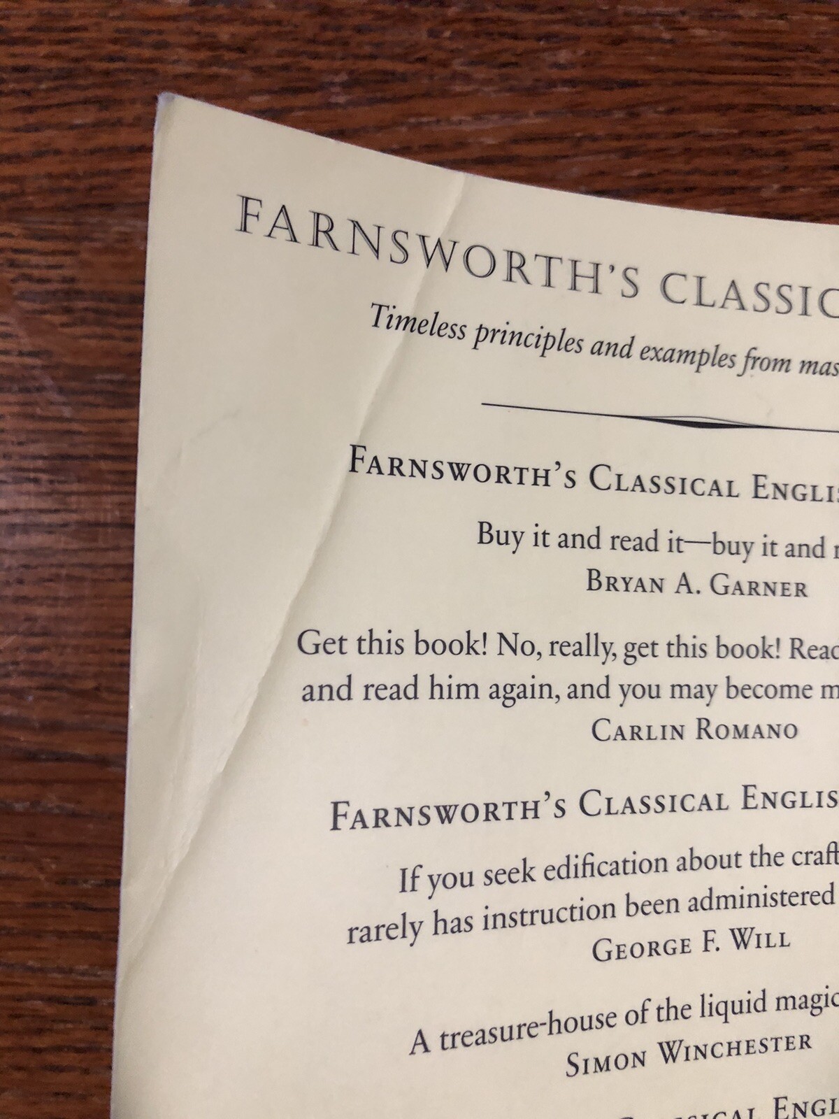 Farnsworth’s Classical English Ser.: Farnsworth’s Classical English Rhetoric by